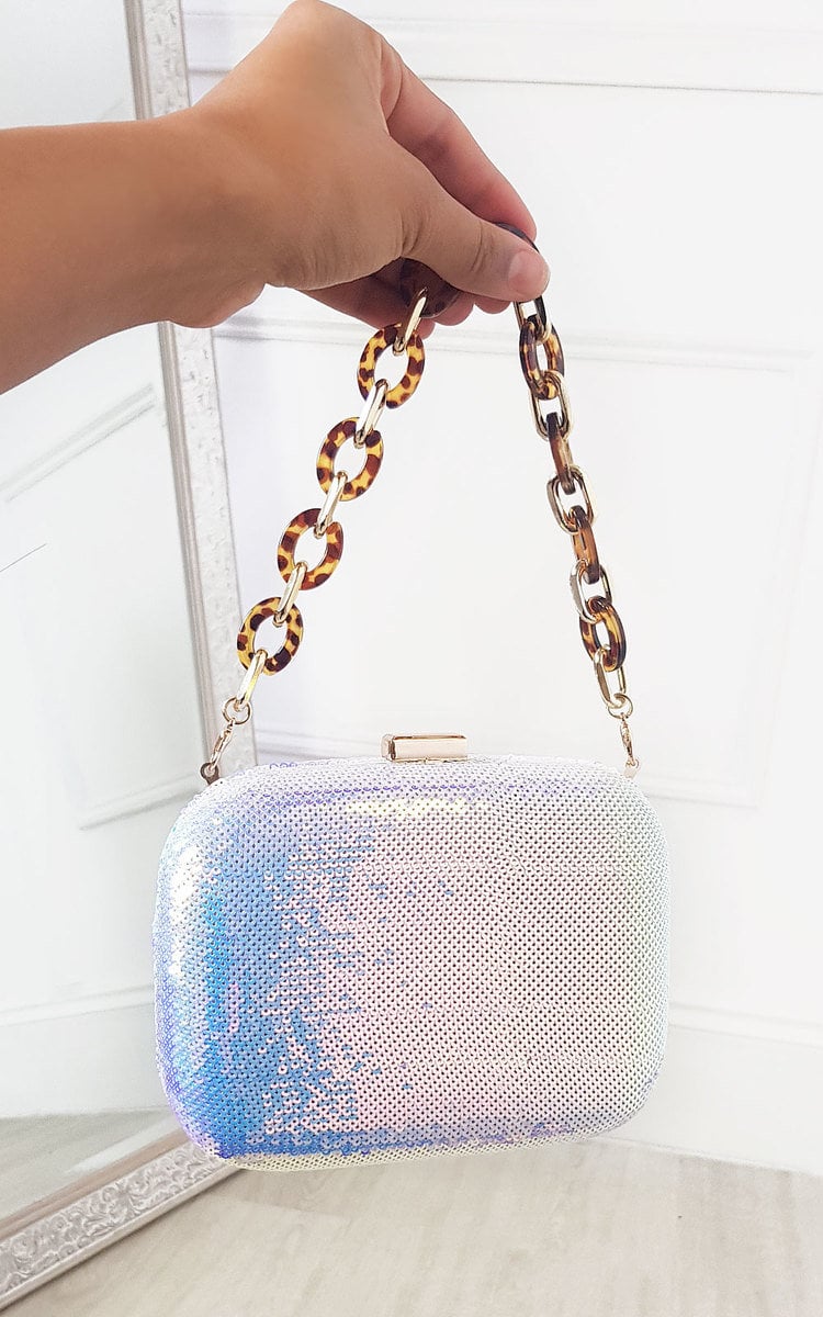 Sequin Embellished Handbag