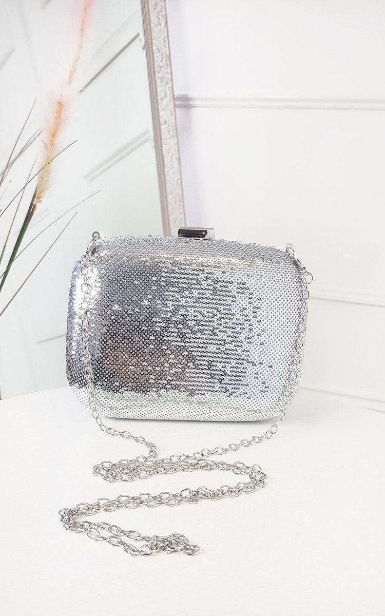 Sequin Embellished Handbag