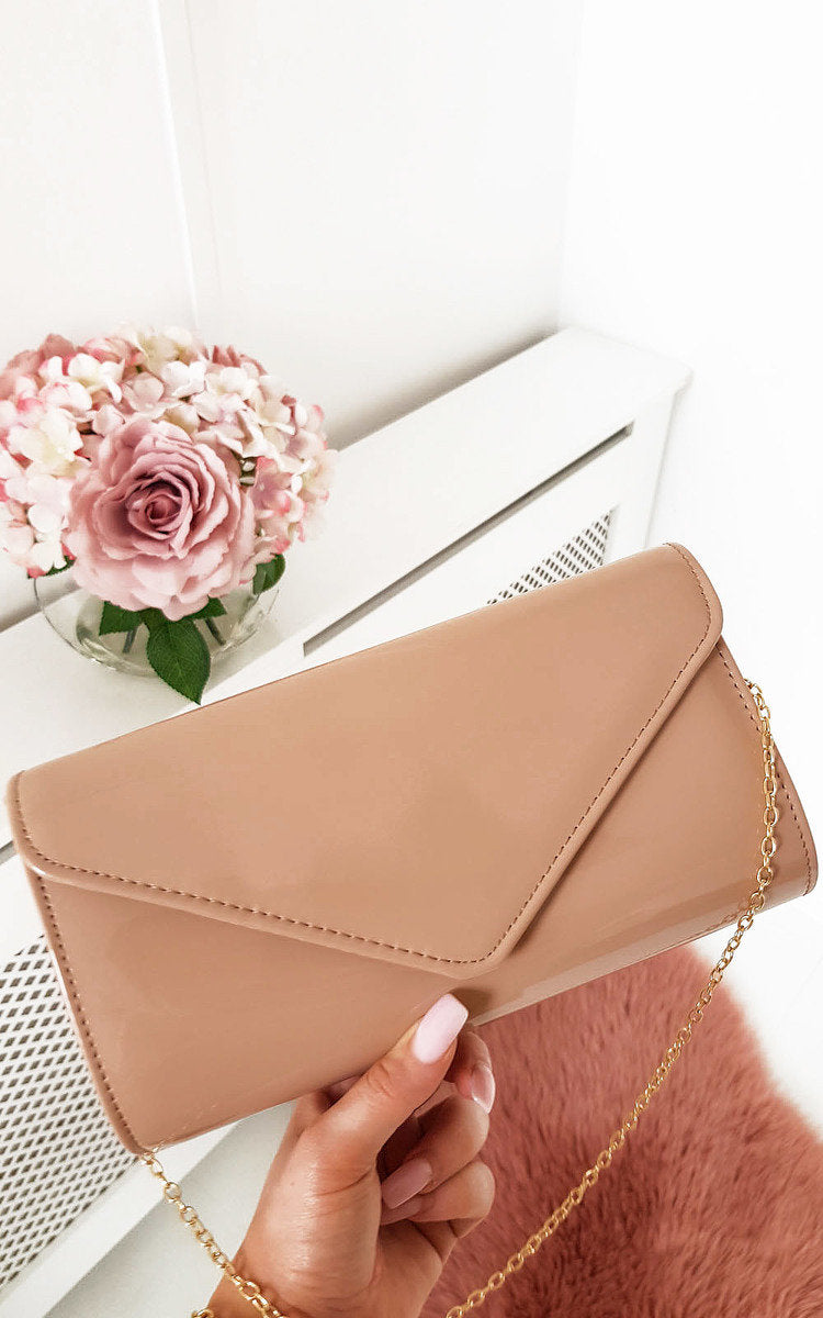 Patent Envelope Clutch Bag