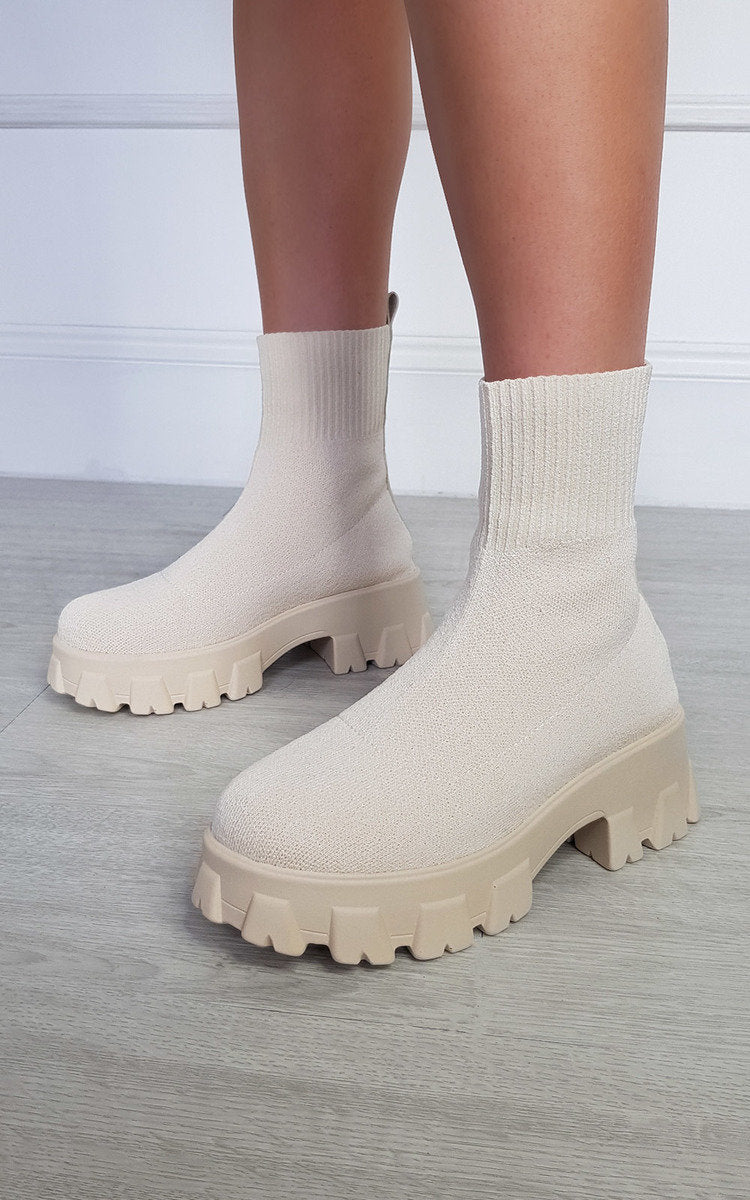 Chunky Sock Boots