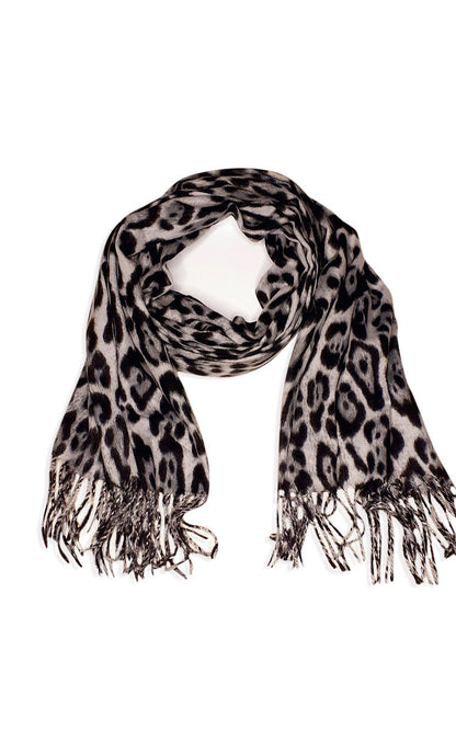 Leopard Detail Scarf