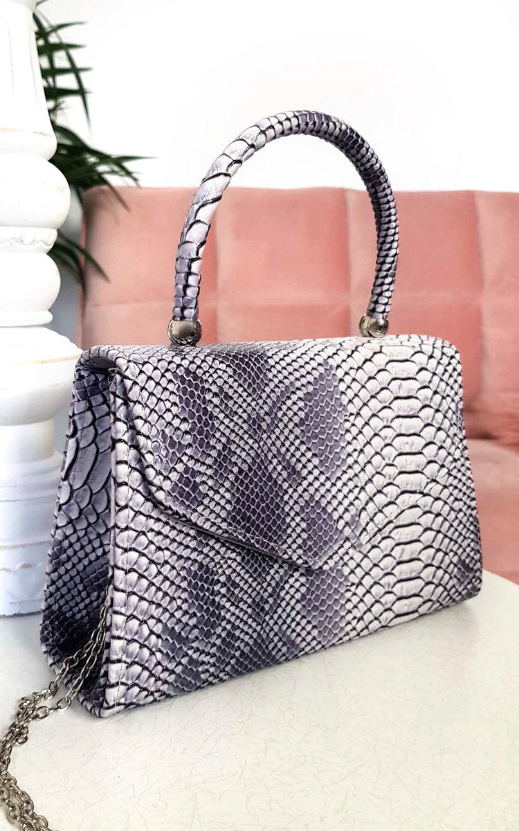 Croc Print Handbag