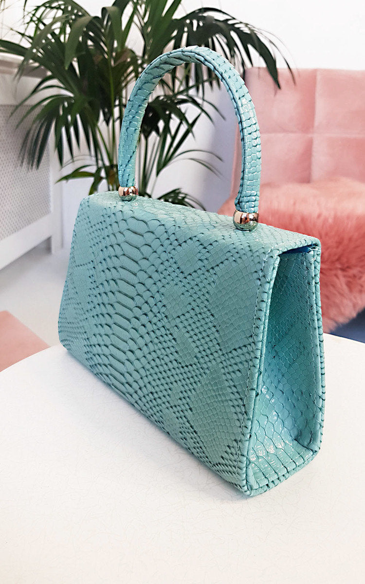 Croc Print Handbag