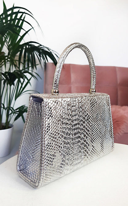 Croc Print Handbag