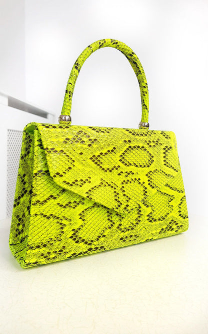 Croc Print Handbag