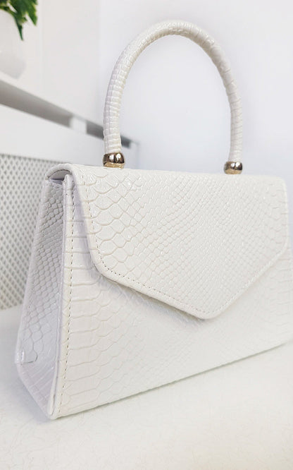 Croc Print Handbag